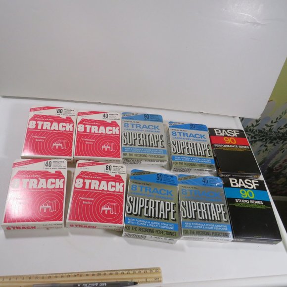 RADIO SHACK eight Track Tape Case with 8 Track Boxes - Picture 8 of 9